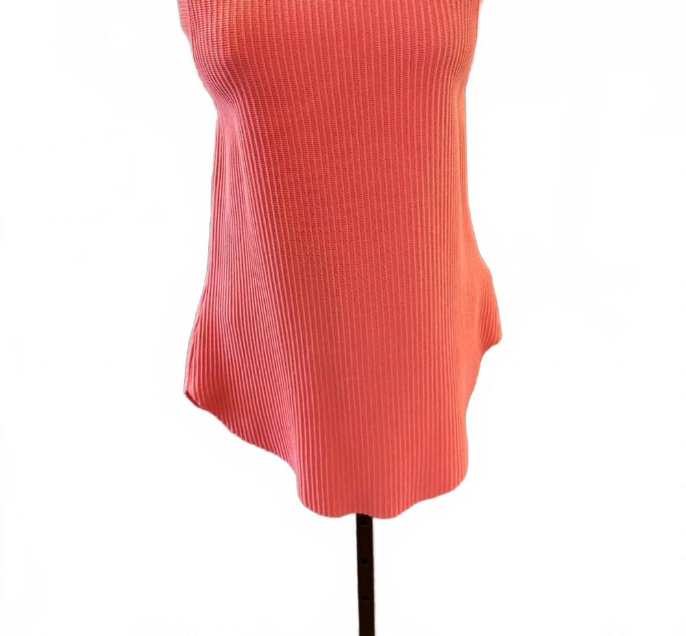 NEW ANOTHER LOVE women's the brinley ribbed knit tank in coral